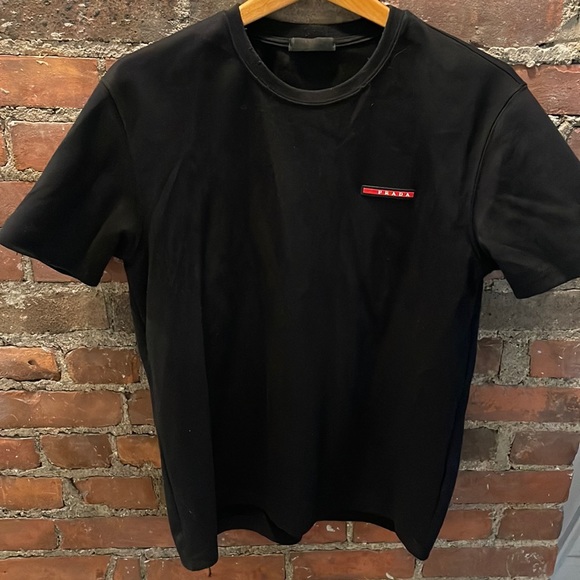 Prada Black Short Sleeve Tee - Picture 1 of 5